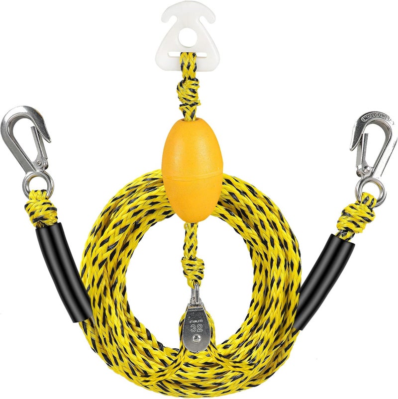 Jranter Watersports Heavy Duty Tow Harness with D Rings,Boat Tow Harness for Towing Towable Tube, Water Ski, Wakeboard - Image 1